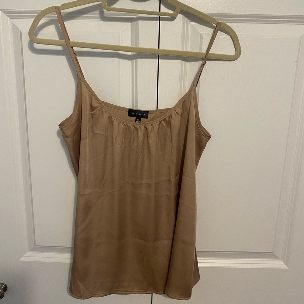 The Limited Gold Adjustable Strap Tank